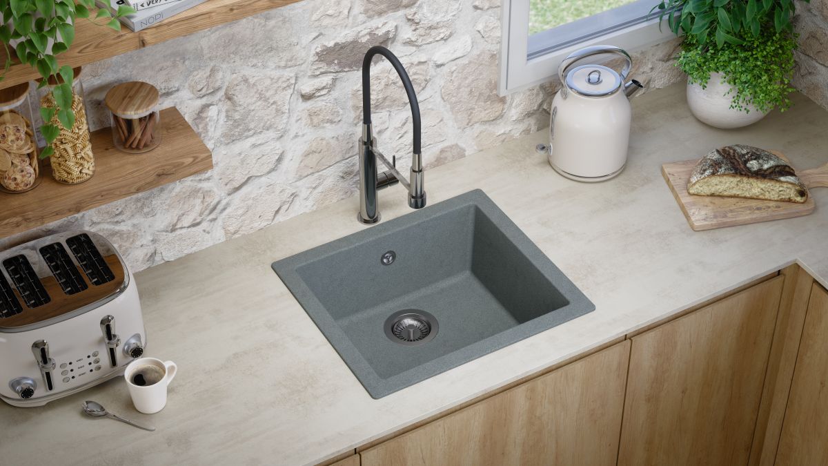 evier à encastrer evo gris